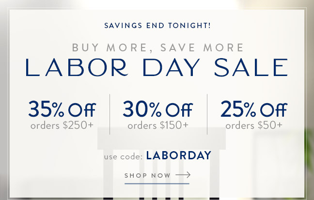 Labor Day Sale - Up to 35% Off