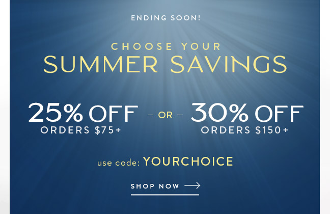 Choose Your Summer Savings 