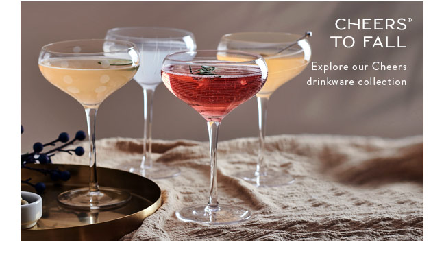 Cheers® to Fall • Explore our Cheers drinkware collection