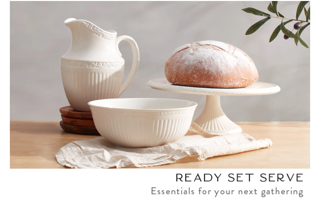 Ready Set Serve... Shop Serveware Essentials