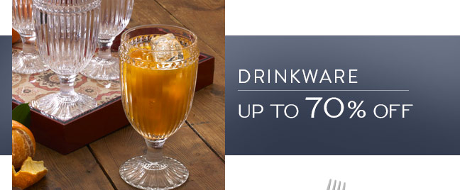 Shop Drinkware and Save up to 70% Off