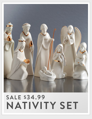 Nativity Set Sale: $34.99
