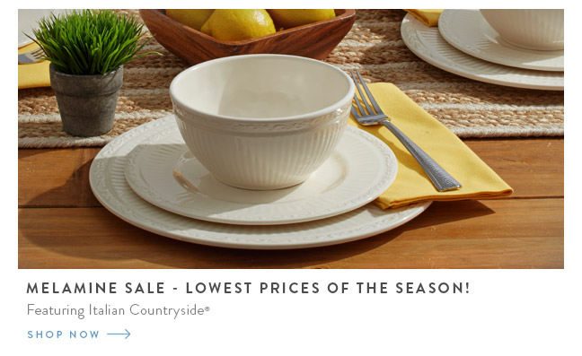 Melamine sale - Lowest Prices of the Season