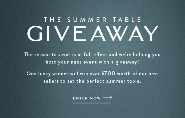 The Summer Table Giveaway... Enter to Win!
