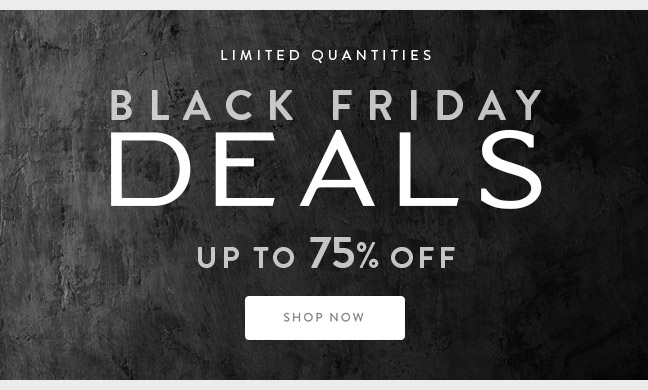 Black Friday Deals... up to 75% Off
