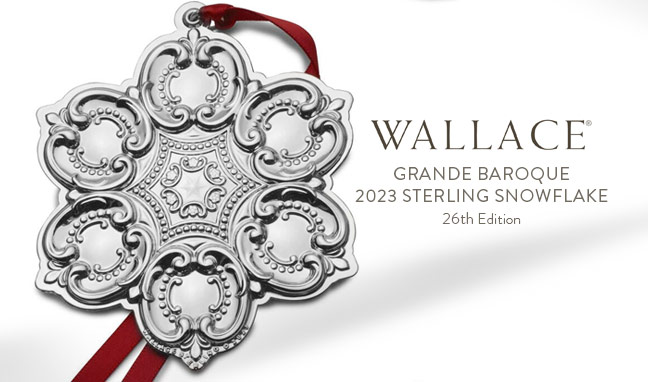 Wallace® Grand Baroque 2023 Sterling Snowflake