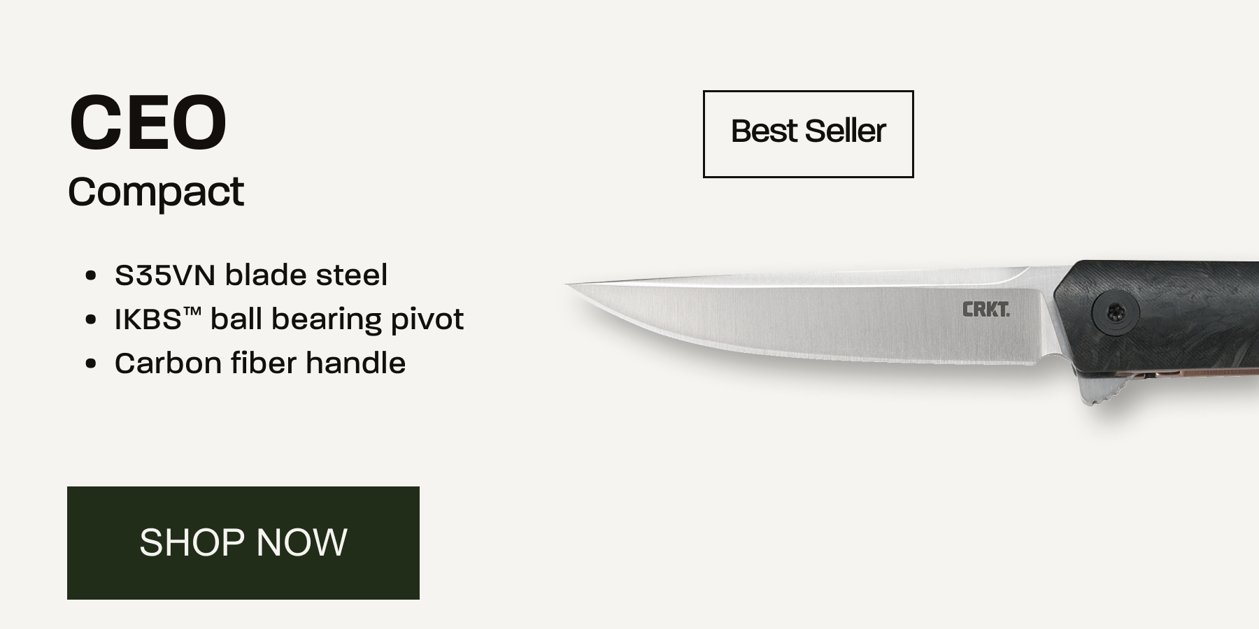 CEO Compact folding knife. Shop now.