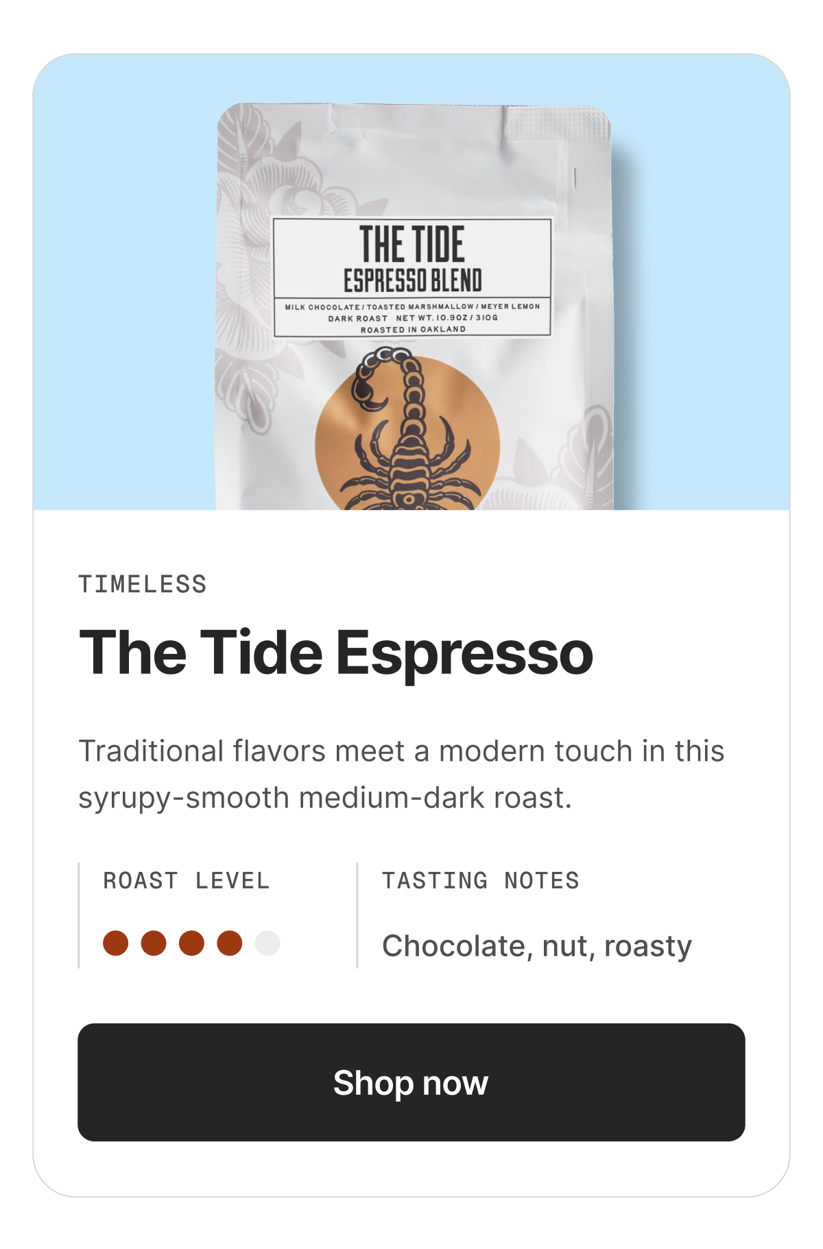 The Tide Espresso