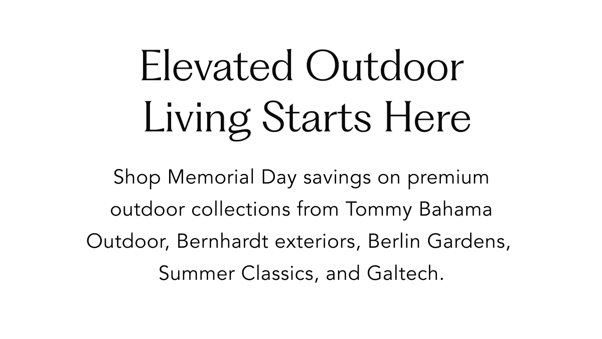 Elevated Outdoor Living Starts Here