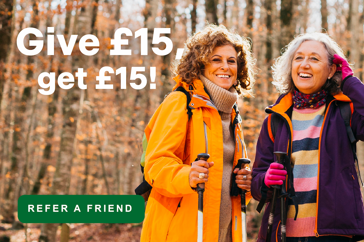 Refer a friend Give £15, get £15