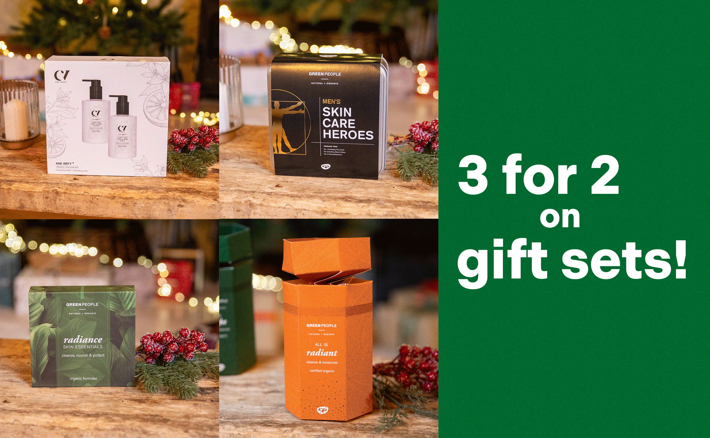 3 for 2 on gift sets