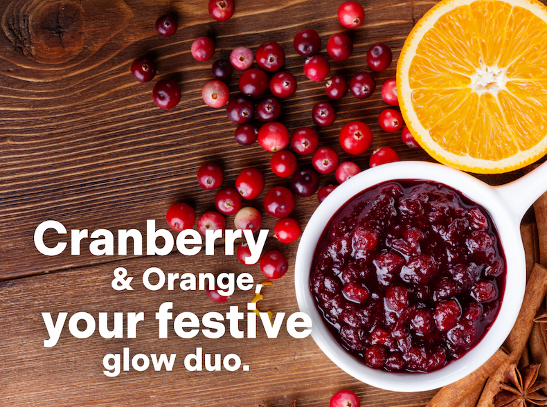 Cranberry & Orange: Your Festive Glow Duo