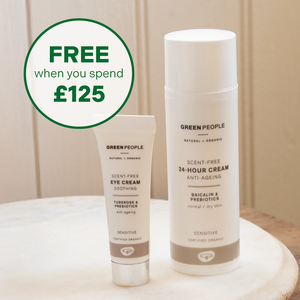 Scent Free Eye Cream & Scent Free 24-Hour Cream free when you spend £125
