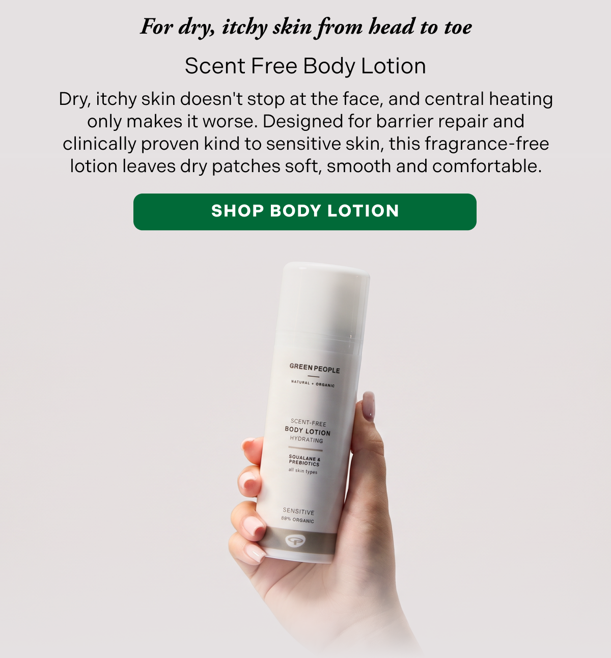 Scent Free Body Lotion 150ml