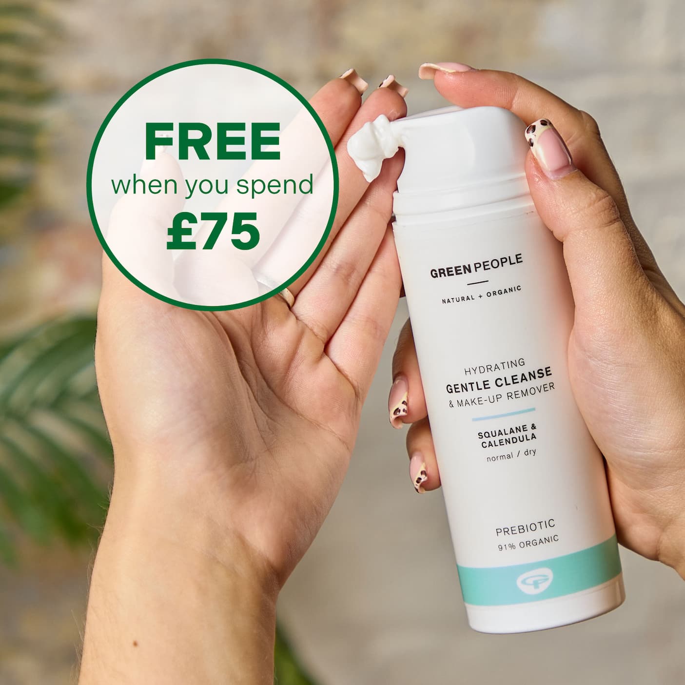 Gentle Cleanse & Make Up Remover free when you spend £75
