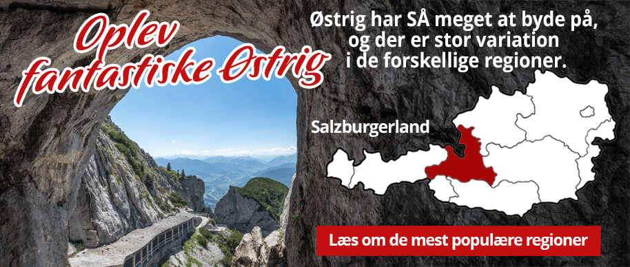 Læs om de mest populære regioner i Østrig