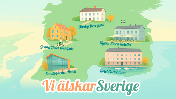 Se alla Happydays hotell i Sverige