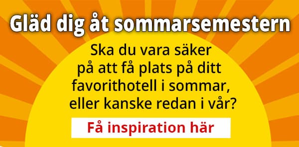 Se alla sommarsemestrar hos Happydays