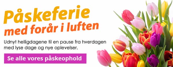 Se alle påskeferier hos Happydays
