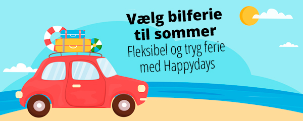 Tag på kør selv-ferie med Happydays til sommer