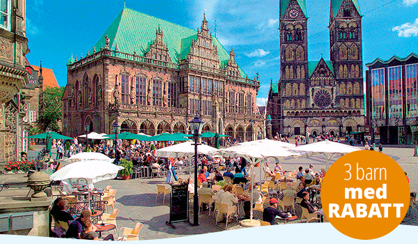 Medlemsrabatt på minisemester i Bremen, Nordtyskland