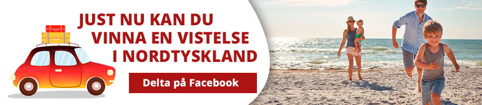 Just nu kan du vinna en vistelse i Nordtyskland – delta på Facebook