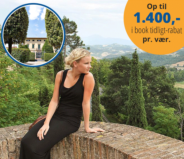 Book tidligt sommerferie i Toscana, Norditalien