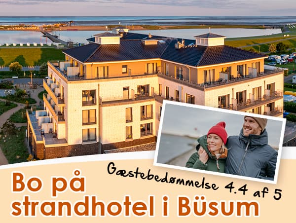 Miniferie på strandhotel i Büsum, Nordtyskland