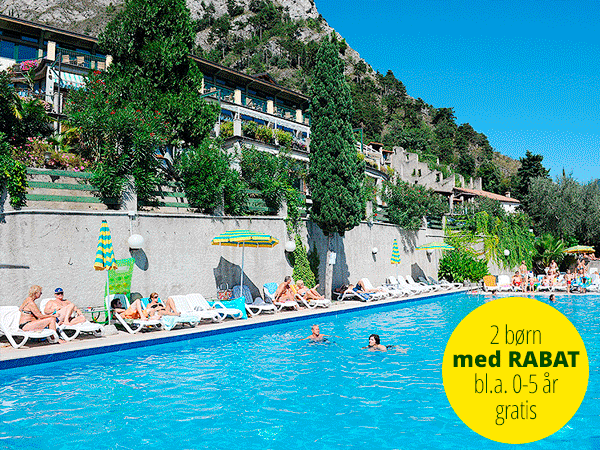 Medlemsrabat på badeferie ved Gardasøen, Italien