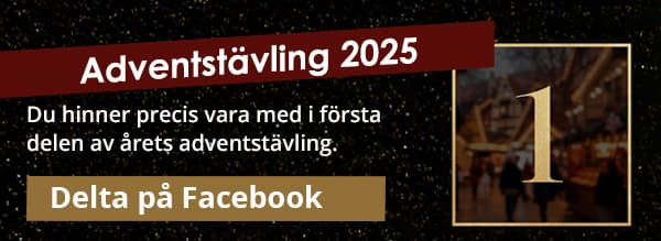 Delta i årets adventstävling på Facebook