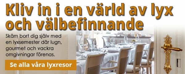 Se alla lyxresor hos Happydays