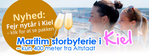 Miniferie eller nytårsophold i Kiel