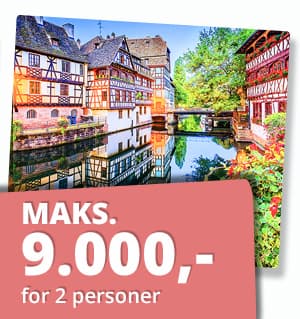 Ferie på budget i Alsace, Frankrig