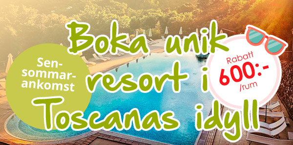 Sensommarsemester i Toscana
