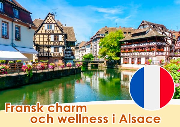 Sista minuten-semester i Alsace, Frankrike