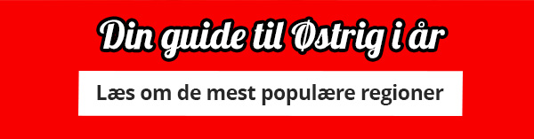 Læs om de mest populære regioner i Østrig