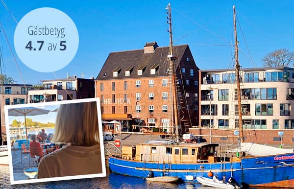 Minisemester vid hamnfronten i Kappeln, Nordtyskland