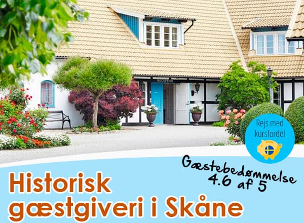 Herregårdsferie i Skåne