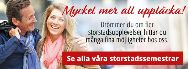 Se alla storstadssemestrar hos Happydays