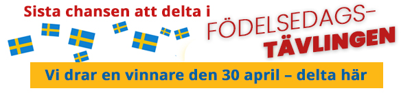 Delta i Happydays födelsedagstävling