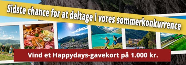 Sidste chance for at deltage i vores sommerkonkurrence