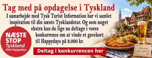 Vind et gavekort på 2.000 kr. til Happydays