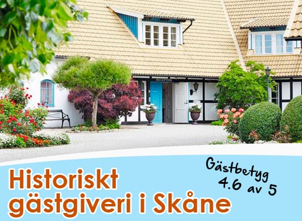Herrgårdssemester i Skåne