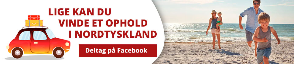 Lige kan du vinde et ophold i Nordtyskland – deltag på Facebook
