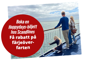 Få rabatt på färjeöverfarten med Scandlines