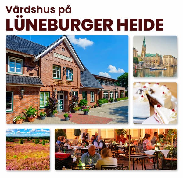 Värdshus på Lüneburger Heide, Nordtyskland