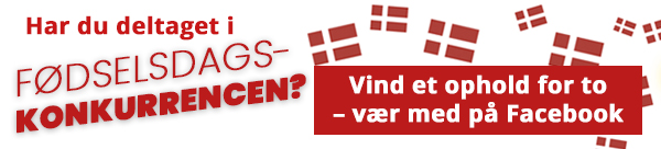 Vind et ophold for to i Happydays’ fødselsdagskonkurrence