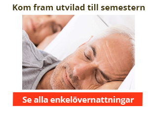 Se alla enkelövernattningar hos Happydays