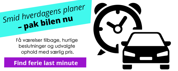 Se alle last minute ferier hos Happydays