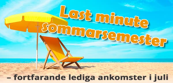 Se alla last minute-semestrar hos Happydays